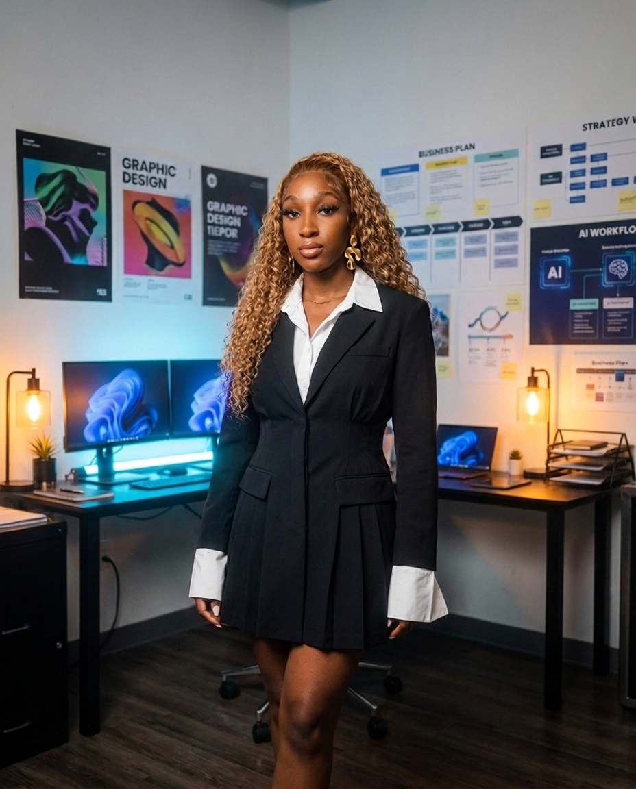 Relentless Launch Lab founder in a modern marketing office ready to help entrepreneurs build with AI